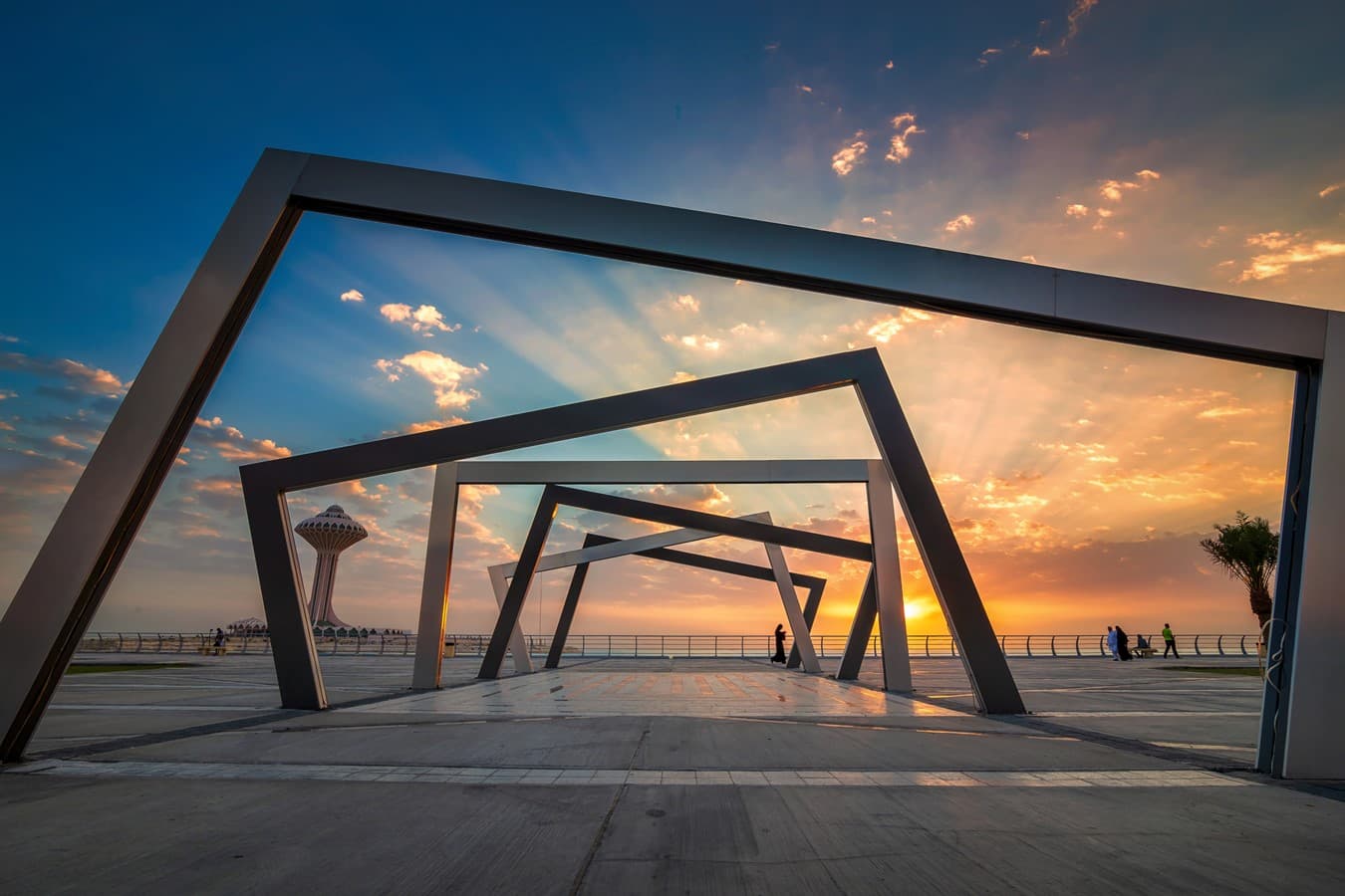Hero Section background Image - building with modern bridges